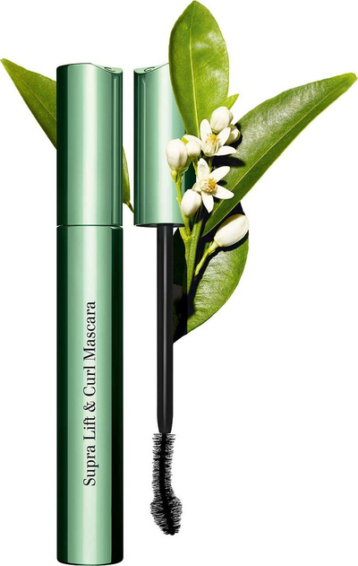 Maskarë Clarins Supra Lift and Curl 01, për ngritje dhe harkim qerpikësh, 8ml, e zezë shumë e errët