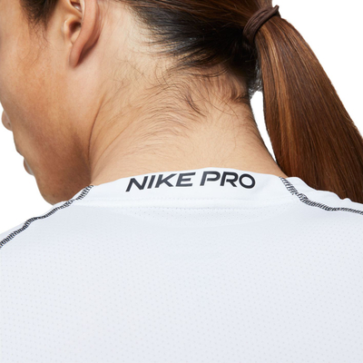 Bluzë termike Nike Pro Compression DD1990-100, për burra, me mëngë të gjata, e bardhë