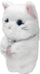 Portofol magnetik Laut Magmoji Wallet Marshmallow Cat, kompatibil me MagSafe, material plush, i bardhë