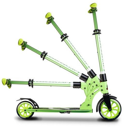 Тротинет за деца SIX DEGREES Junior Scooter, тркала 180/145 mm, зелен