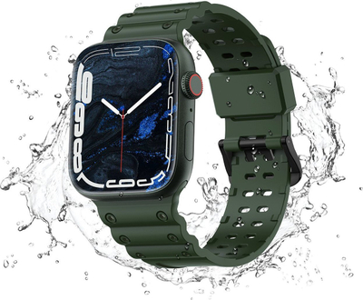 Rrip ore Hurtel Triple Protection për Apple Watch, 41 40 38 mm, jeshil