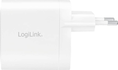 Ngarkues muri LogiLink PA0283, 65W, 2x USB C PD GaN, i bardhë