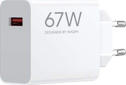 Karikues Xiaomi 67W HyperCharge Power Adapter, USB A, i bardhë