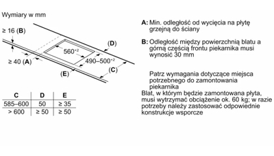Pllakë gatimi me induksion Bosch Series 6 PVQ61CHB1E, 60cm, xham i zi matt
