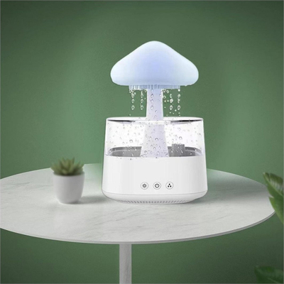 Lagështues ajri Mushroom, difuzer aromash, 150ml, LED, i bardhë