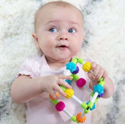 Lodër zhvillimore Fat Brain Quubi Baby, multisensorike, shumëngjyrëshe