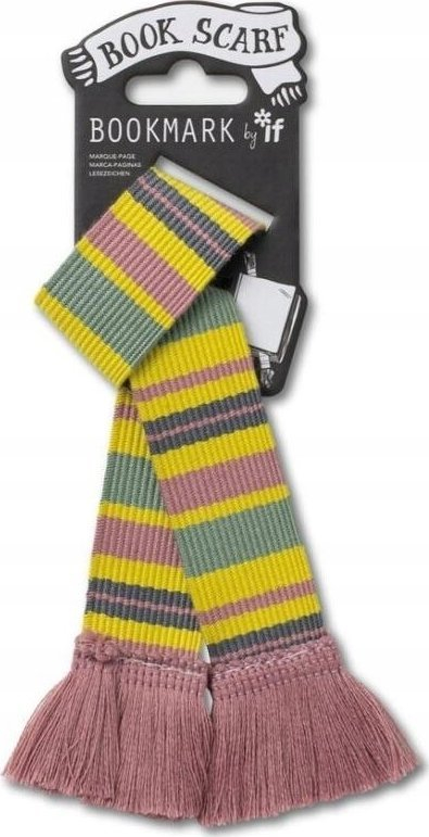 Shenjues libri Book Scarf Bookmark Pastels, dizajn shall, ngjyra pastel