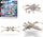 Lodër Star Wars Micro Galaxy Squadron X Wing Luke Skywalker, 12cm, me figura, e bardhë