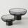 Set qëndroresh frutash Boltze Cindy, metal, 2 copë, i zi