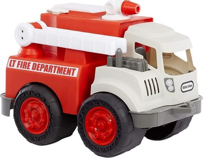 Lodër kamion zjarri Little Tikes Dirt Digger Real Working Truck, plastik i fortë, për lojë me rërë, i kuq