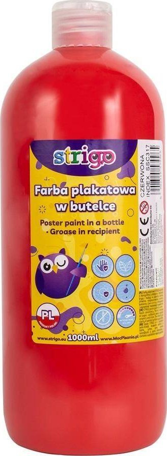 Ngjyrë poster Strigo, 1000 ml, e kuqe