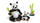 Lodër LEGO Creator 31165 Panda Family, set 3 në 1, për fëmijë 8+