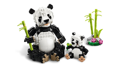 Lodër LEGO Creator 31165 Panda Family, set 3 në 1, për fëmijë 8+