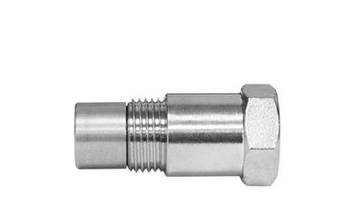 Filtrim me rrjetë metalike Excalibur, insert me filetë, çelik inox, argjendtë