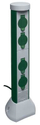 Shtyllë elektrike kopshti PCE Garden Bollard 2xGS 16A 3p 230V, kabllo 2m, IP44