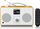 Radio portabël Lenco PIR-645, DAB+ FM Internet Radio, Bluetooth, e bardhë me dru