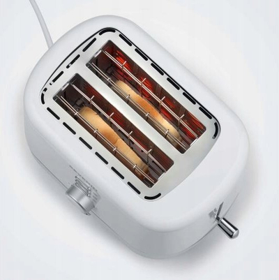 Toaster Severin AT 4324, funksion shkrirjeje, 2 feta, i bardhë
