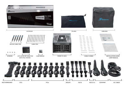 Furnizues energjie SeaSonic Prime PX 1600W, ATX 3.0, 80 Plus Platinum, i zi