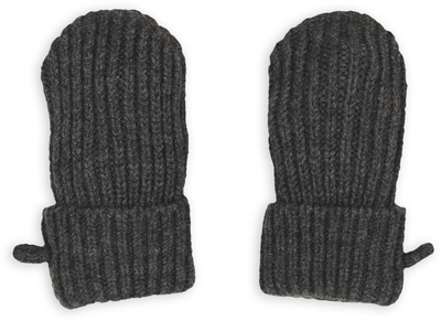Doreza bebe Lodger Mittens Merino, 0-12 muaj, lesh Merino, gri e errët