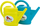 Играчка лотка за полевање Ecoiffier Large Watering Can 4341, 3.5L, пластика