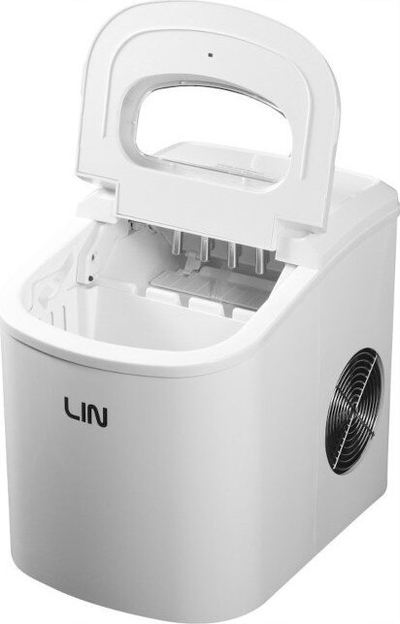 Портабилен производител на мраз LIN ICE PRO W12, компактен, бел