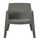 Karrige lounge oborri SLEEK HM6365.05, polipropilen, 62x68x73 cm, jeshile ulliri e errët