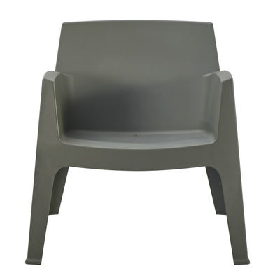 Karrige lounge oborri SLEEK HM6365.05, polipropilen, 62x68x73 cm, jeshile ulliri e errët