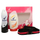 Set dhuratash Sprej antiperspirant Invisible Black and White 150 ml vs Gel për dush 250ml+dhurate rripi për vrapim Tropical Power Rexona
