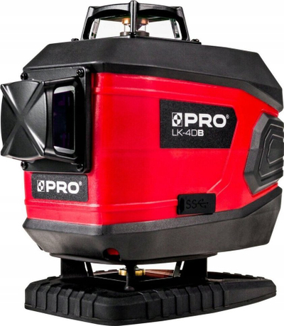 Laser niveli PRO LINE LASER LK-4DB, vetënivelues, rreze blu