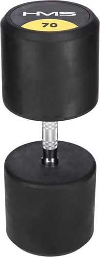 Хантел HMS HG PRO, 70 kg, со гумена обвивка