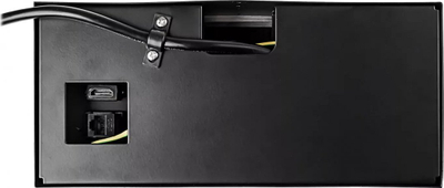 Kanal kabllosh tavoline Spacetronik SPS-B26B V2, me prizë rryme dhe porta USB, i zi