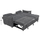 Sofabed dy vendësh Velar Multiform HM3305.01, 208x86x85cm, material tekstil, gri