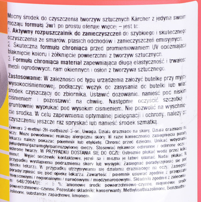 Pastrues plastikash Karcher Plastic Cleaner 3 in 1, 1L