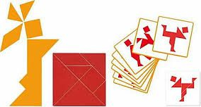 Loja edukative Djeco Tangram, lojë tangram, për fëmijë 7+
