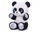 Lodër pelushi panda Hero 90177, 37cm, bardhë e zezë