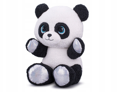 Lodër pelushi panda Hero 90177, 37cm, bardhë e zezë