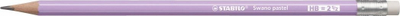 Laps grafiti Stabilo Swano Pastel HB, formë gjashtëkëndore, lilac