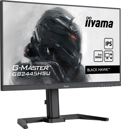 Monitor iiyama G-MASTER GB2445HSU-B1, 24", 1920 x 1080, Full HD, 100 Hz, i zi