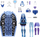 Lodër kukull Monster High Abbey Bominable Skulltimate Secrets, set me dollap edhe me aksesorë, blu