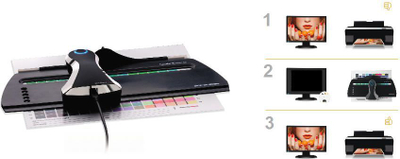 Pajisje kalibrimi printeri Datacolor SpyderPrint, profilizim ICC, USB, e zezë