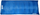 Qese fjetjeje Kubisport ENVELOPE 1, 190x75 cm, verore, blu