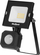 Reflektor LED me sensor lëvizjeje dhe muzgut, 10W, 4000K, i zi