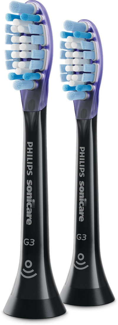 Комплет глави за четка за заби Philips Sonicare Premium Gum Care HX9052/88, 2 парчиња, црни