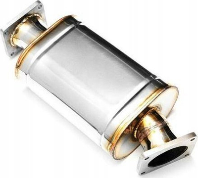 Downpipe shkarkimi BMW E60 E61 525D 530D M57N, diametër 63.5 mm, çelik inoksi