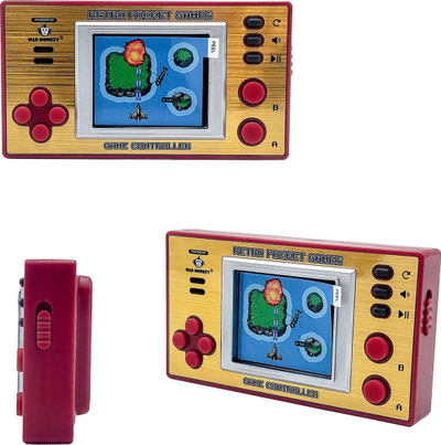 Konzolë portative lojërash ORB Retro Portable, ekran i integruar, e bardhë