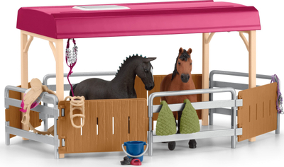 Set lodrash Schleich Horse Club Lisa Transporter 4261, 227 copë, me kuaj dhe gjëra shtesë, shumëngjyrësh