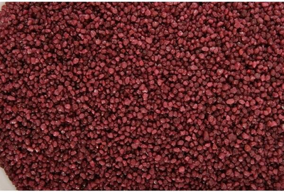 Rërë zbukuruese për akuarium Zolux AquaSand Color, 5 kg, kokrriza të imta, e kuqe shege
