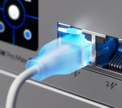 Kabllo rrjeti Ubiquiti UACC-Cable-Patch-EL-12M-W, 12m, nano thin, e bardhë
