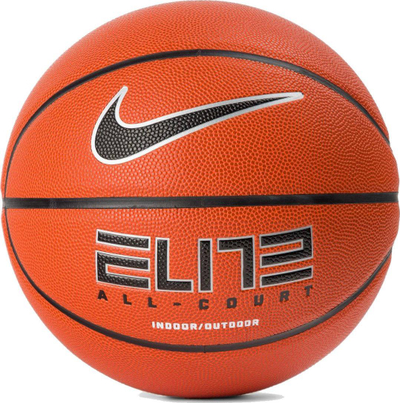 Top basketbolli Nike Elite All-Court 2.0, madhësia 7, për ambiente të brendshme dhe të jashtme, portokalli