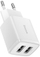 Karikues Baseus, 2xUSB-A, 10.5W, i bardhë